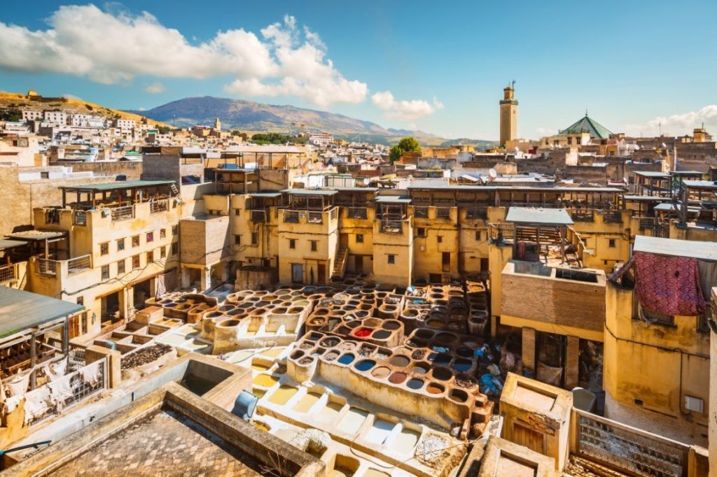 Morocco 9-Day Luxury Private Tour 1 View over the Fes medina in Morocco