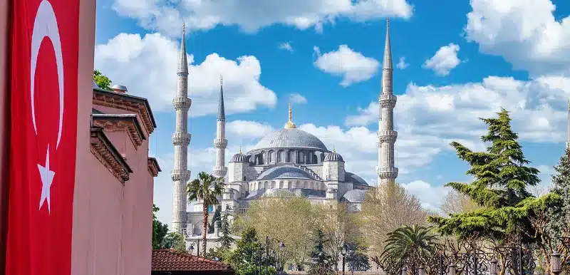 landscape-turkish-flag-blue-mosque-far-away Is Turkey Safe for Travel ?