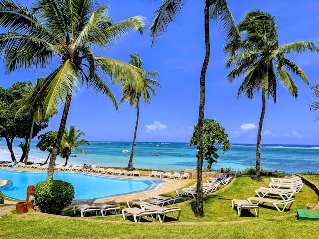 Beautiful Resort and Beach in while Having your Kenya Holidays