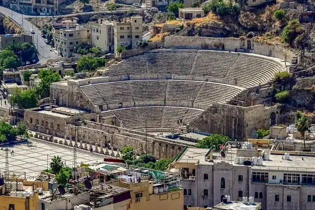 Historical Roman Theater in Amman 