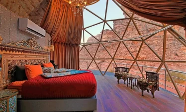 Luxury Camps by Wadi Rum whuile your Jordan itinerary 9 Days