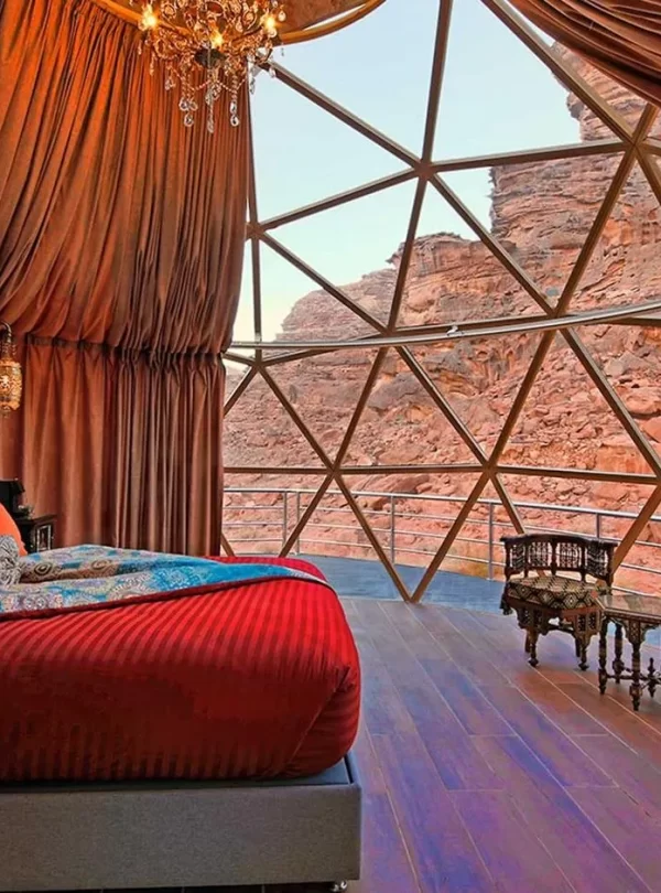 Luxury Camps by Wadi Rum whuile your Jordan itinerary 9 Days