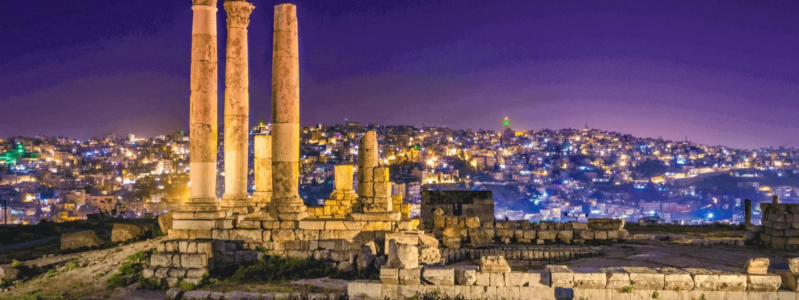 Ancient Roman cities in Amman while our Jordan itinerary 12 days