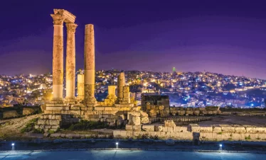 Ancient Roman cities in Amman while our Jordan itinerary 12 days