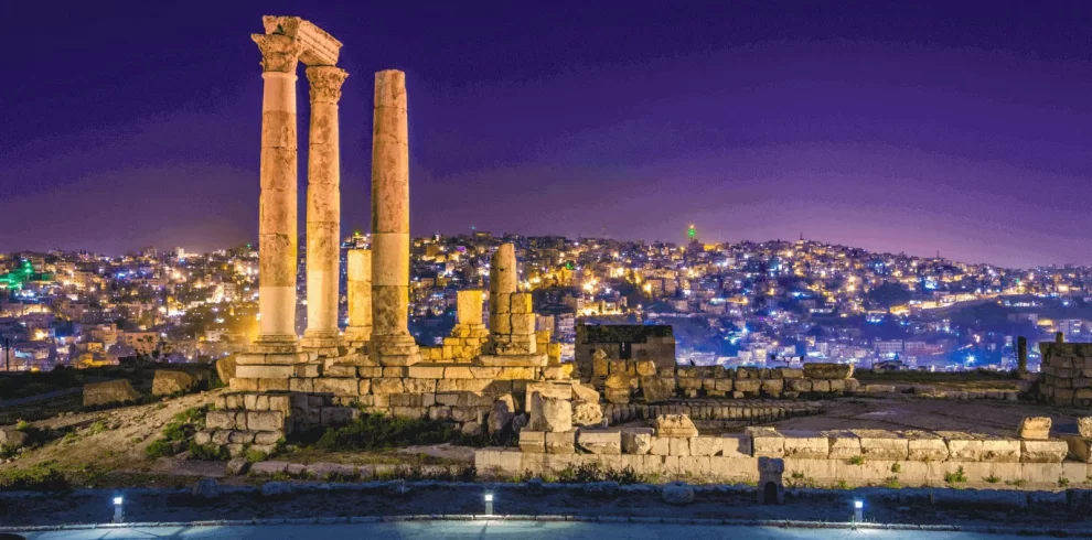 Ancient Roman cities in Amman while our Jordan itinerary 12 days