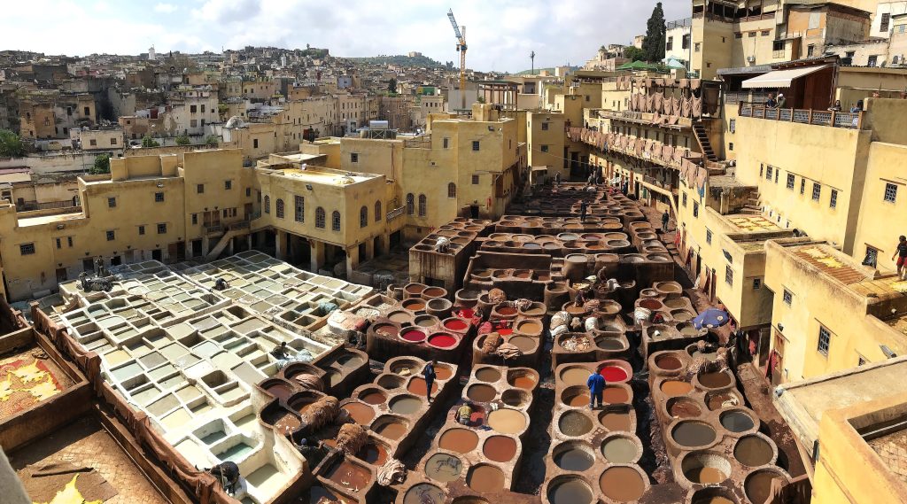 Morocco 15-Day Luxury Private Tour 15 Dye pits of the Chouara Tannery in Fes