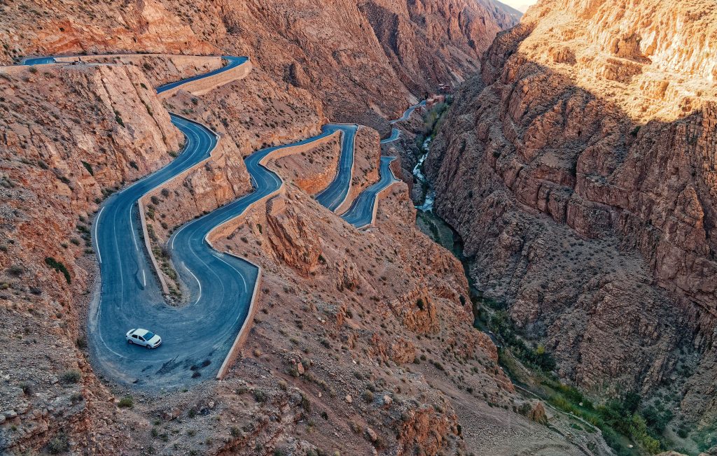 Morocco 15-Day Luxury Private Tour 19 Winding road through the Dades Gorge