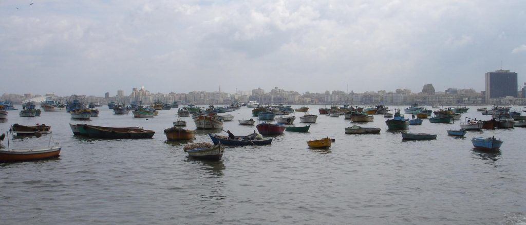 Egypt 12-Day Luxury Private Tour 3 Fishing boats in the Eastern Harbour of Alexandria