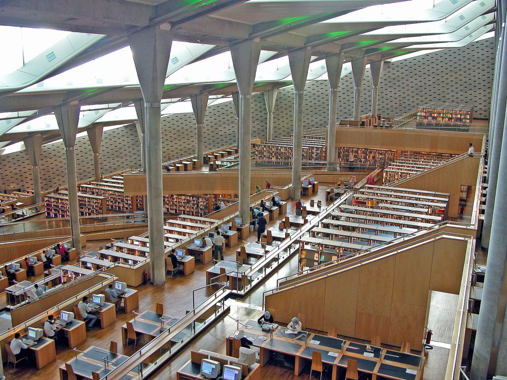 Egypt 12-Day Luxury Private Tour 13 The vast reading hall of the Bibliotheca Alexandrina
