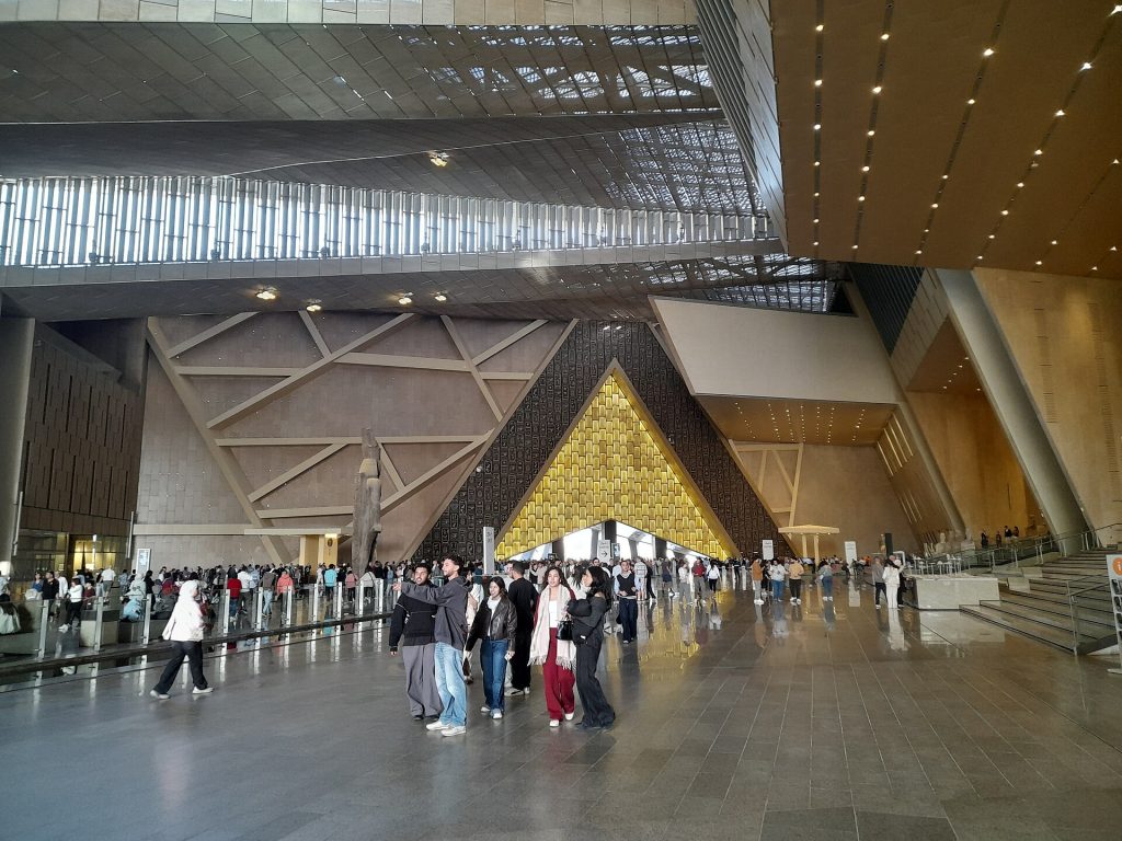 Egypt 9-Day Luxury Private Tour 11 Grand hall of the Grand Egyptian Museum near Giza