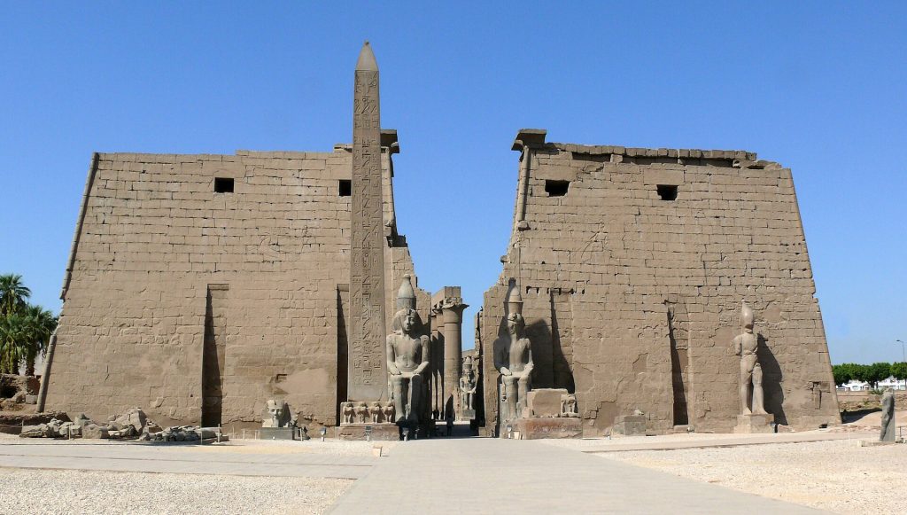 Egypt 9-Day Luxury Private Tour 12 Pylon, statues and obelisk of Luxor Temple
