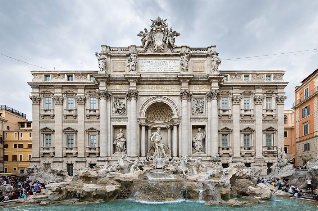 Italy 15-Day Luxury Private Tour 11 The Baroque Trevi Fountain in Rome