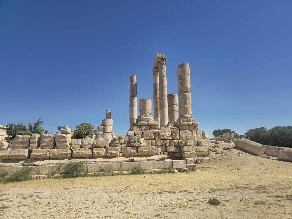 Jordan 8-Day Luxury Private Tour 12 The Temple of Hercules on the Amman Citadel, Jordan