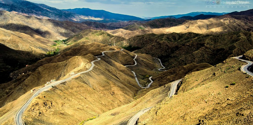Morocco 8-Day Luxury Private Tour 8 Road over the Tizi n Tichka pass in the High Atlas