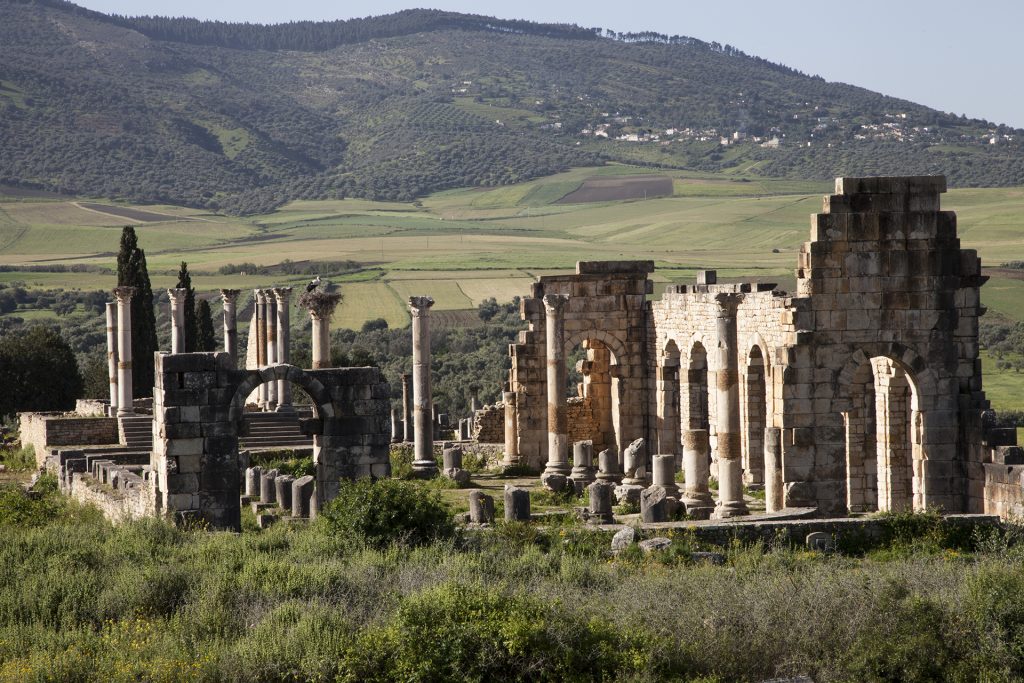 Morocco 15-Day Luxury Private Tour 14 Roman ruins of Volubilis near Meknes, Morocco